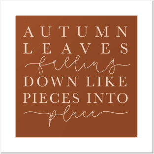 Autumn leaves Posters and Art